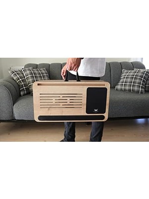 Skygo Axolotl Telefon ve Tablet Bölmeli Minderli Laptop Sehpası Notebook Bilgisayar Çalışma Masası