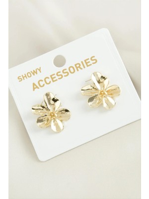 Starseven Orkide Metal Küpe