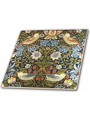 Skygo William Morris Erdbeerdieb Muster – Keramik Fliesen, 6 (Ct 219390 2)