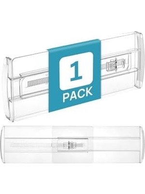 Skygo Ayarlanabilir Şeffaf Çekmece Organizeri, Plastik, Yapışkansız, Kilitlenebilir, 1 Adet