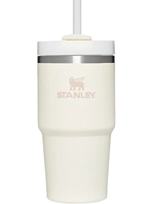 Stanley Quencher H2.o Flowstate Tumbler Pipetli Termos Cream 0.6 Litre 3 Adet