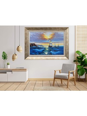 Giyense Gümüş Çerçeveli Dekoratif Tablo TY1297