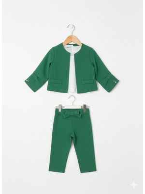 Selvira Kız Çocuk Davet ve Özel Gün Için Şık 3'lü Takım - 2/5 Yaş Aralığı