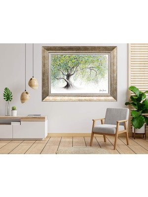 Giyense Gümüş Çerçeveli Dekoratif Tablo TY737
