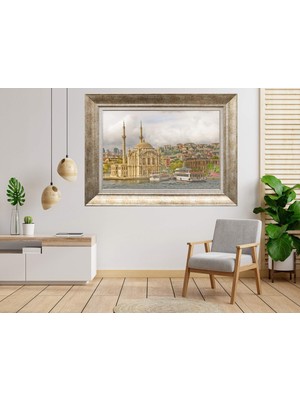 Giyense Gümüş Çerçeveli Dekoratif Tablo TY653