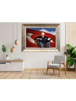 Giyense Gümüş Çerçeveli Dekoratif Tablo TY2097