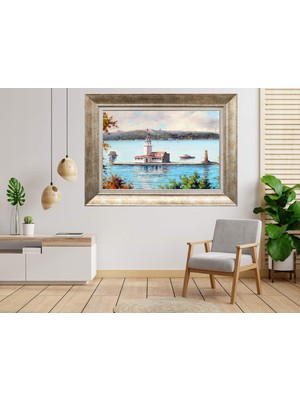 Giyense Gümüş Çerçeveli Dekoratif Tablo TY1030