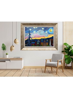 Giyense Gümüş Çerçeveli Dekoratif Tablo TY2296