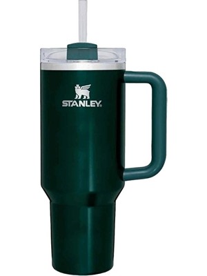 Stanley Quencher H2.o Flowstate Tumbler Pipetli Termos Evergreen Glow 1.18 Litre 3 Adet