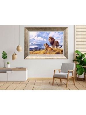 Giyense Gümüş Çerçeveli Dekoratif Tablo TY2284