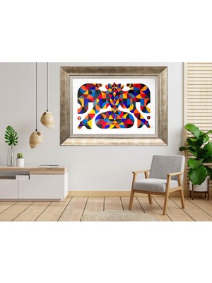 Giyense Gümüş Çerçeveli Dekoratif Tablo TY2401