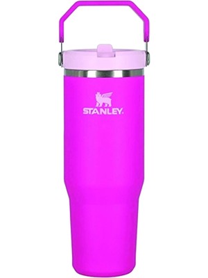 Stanley The Iceflow Flip Straw Pipetli Termos Violet Blossom 0.89 Litre 4 Adet