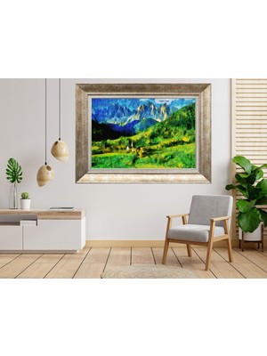 Giyense Gümüş Çerçeveli Dekoratif Tablo TY1582