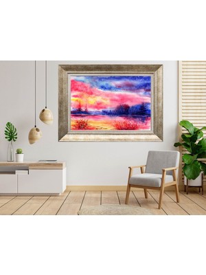 Giyense Gümüş Çerçeveli Dekoratif Tablo TY2471