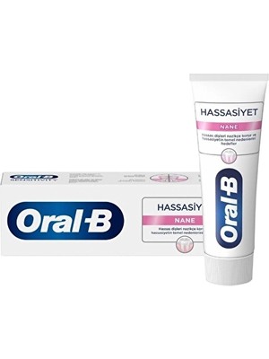 Oral-B Diş Macunu Hassasiyet Nane 75 ml 3 Adet