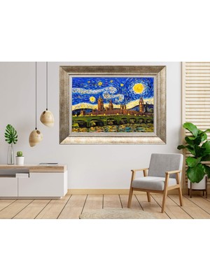 Giyense Gümüş Çerçeveli Dekoratif Tablo TY1738