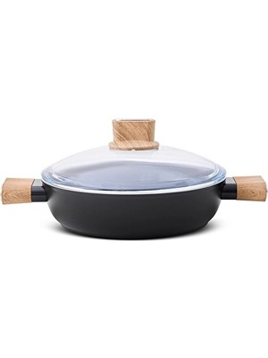 Ar Yıldız Eco Seramik Basık Tencere 26 cm 2 Adet
