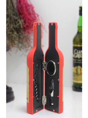 Feyza Design Şişe Tirbuşon Seti, Pratik ve Şık Şarap Açma Aracı