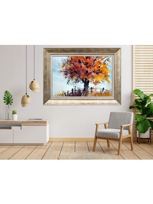 Giyense Gümüş Çerçeveli Dekoratif Tablo TY1514