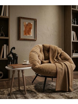 AVYNA Arvıon™ Modern Lounge Berjer | Ergonomik Tv Koltuğu ve Okuma Sandalyesi - Kahverengi