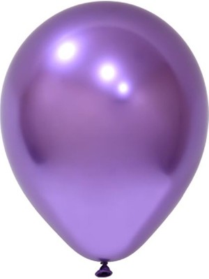 Feyza Design Mor Krom Balon - 20'li Paket, Eğlence ve Parti Malzemeleri