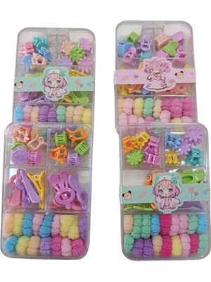 Elas Home Bebek Çocuk Kutulu Lastik ve Mandal Toka