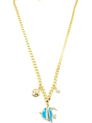 Balık Kolye - Altın