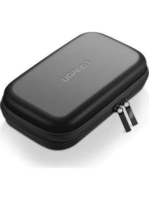 Ugreen 2.5 İnch Korumalı Hard Disk ve Powerbank Çantası EVA Malzeme ile Siyah Renkli Dayanıklı Tasarım