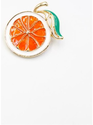 Portakal Broş - Turuncu