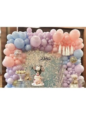 Feyza Design Pembe Mavi Lila Balon 30 Adet - Parti ve Eğlence Malzemeleri