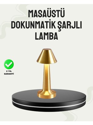 GIGA Kablosuz LED Masa Lambası 1800MAH 3 Renk Aydınlatma Dokunmatik