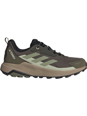 Adidas Terrex JR9087 Anylander Erkek Hiking Ayakkabısı Haki Tekstil Malzeme Traxion Taban