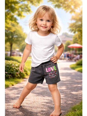 Almira Anne Bebek Çocuklar Için Pamuklu Yaz Şortu - Renkli ve Rahat Günlük Giyim