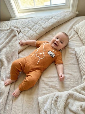 tinytrends %100 Pamuk Unisex 3-6-9 Ay Yenidoğan Hediyelik Bebek Tulum