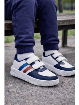 papucumun dünyası Günlük Bebek Çocuk Sneaker Cırt Cırt Bantlı Spor Ayakkabı Yürüyüş Ayakkabısı
