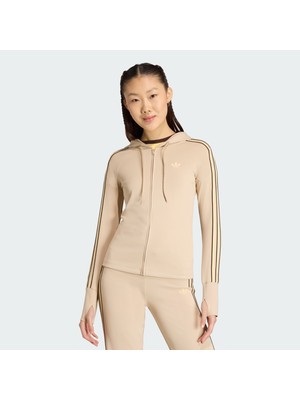 Adidas Originals KW4551 Hooded Trefoıl Zıpper Jacket