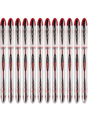 Uni Roller Yönetici Kalemi 0.8 mm UB-200 Kırmızı 12 Li