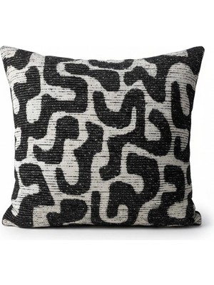 Elanora Home Modern Desenli Dokulu Kırlent Kılıfı ,lüks Dekoratif Yastık Kılıfı ,premium Tasarım