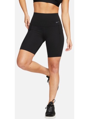 Nike Dri-Fit Universa Medium-Support High-Waisted 8" Biker Training Siyah Kadın Şort DQ5994-010