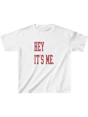 Tarz Yeri Çocuk Unisex Baskılı T-Shirt - Beyaz