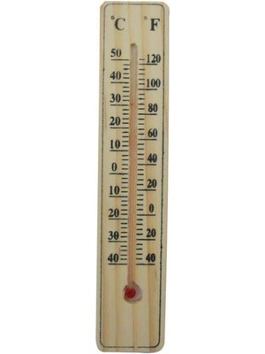 Epilons Ahşap Oda Sıcaklığı Sıcaklık Ölçümü Termometresi Küçük Boy