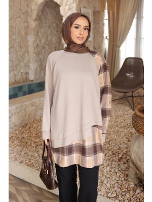 Lizay Ekose Garnili Modal Tunik