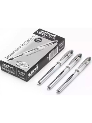 Uni Roller Yönetici Kalemi 0.8 mm UB-200 Siyah 12 Li