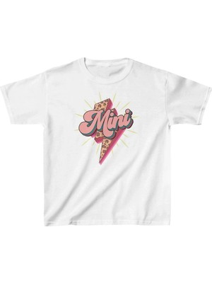 Unisex Çocuk Baskılı T-Shirt - Beyaz
