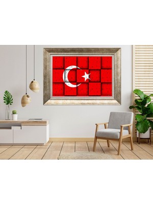Giyense Gümüş Çerçeveli Dekoratif Tablo NUM2446