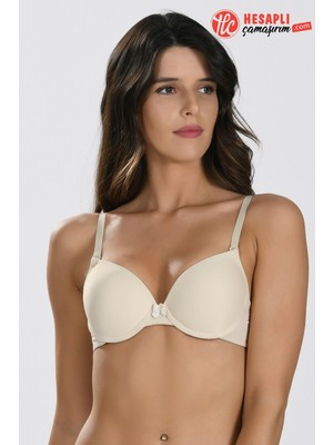 Nbb Premium Kadın Balenli Kaplı Hafif Destekli Dolgulu Askıları Çıkabilen Kutulu Tekli Sütyen