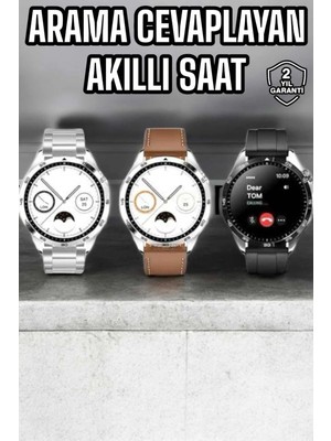 Marsilyan Akıllı Saat Titreşimli Amoled Ekran Uyku ve Sağlık Takibi Sesli Görüşme