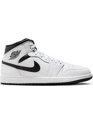 Nike Air Jordan 1 Mid Erkek Beyaz Sneaker Ayakkabı DQ8426-132