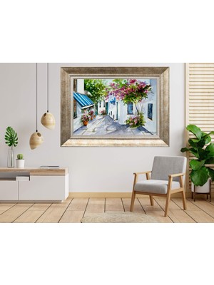 Giyense Gümüş Çerçeveli Dekoratif Tablo NUM740