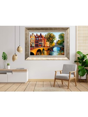 Giyense Gümüş Çerçeveli Dekoratif Tablo NUM932